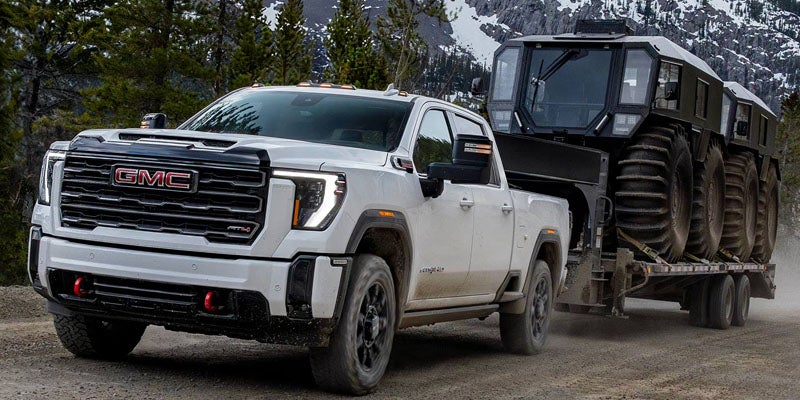 2026 GMC Sierra 2500 HD towing and trailering package