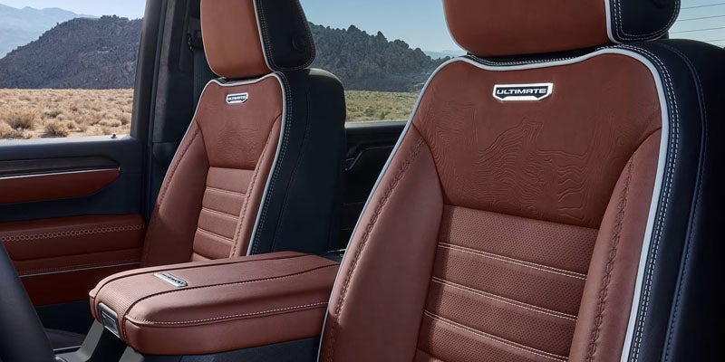 2026 GMC Sierra 2500 HD front seats interior