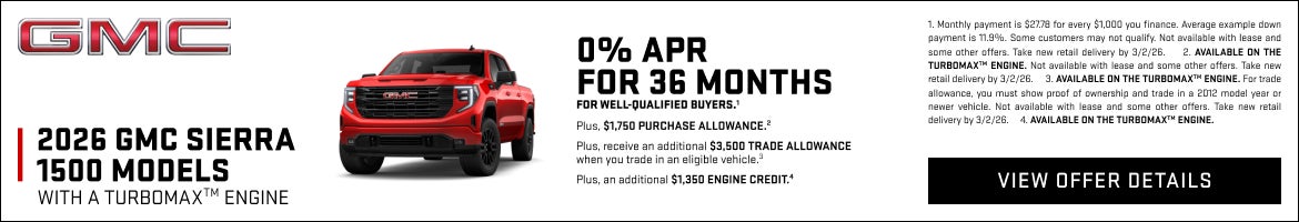 0% APR FOR 36 MONTHS for well-qualified buyers.1

Plus, $1,750 PURCHASE ALLOWANCE.2

Plus, receiv...